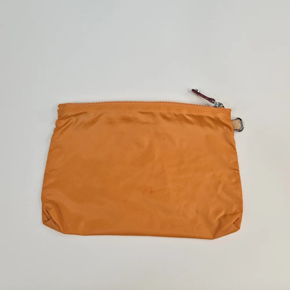MZ Wallace Small Bag Insert Accessory Pouch Orange 8.5